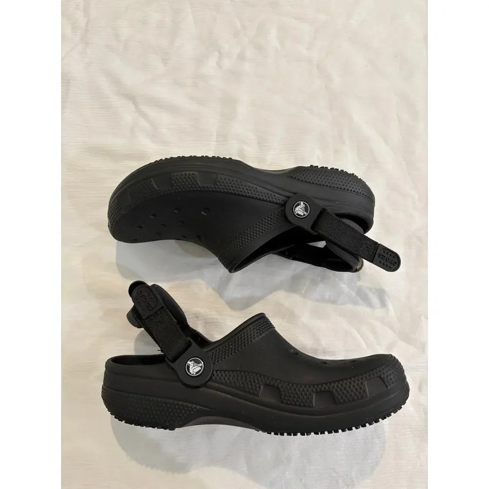 CROCS light used black